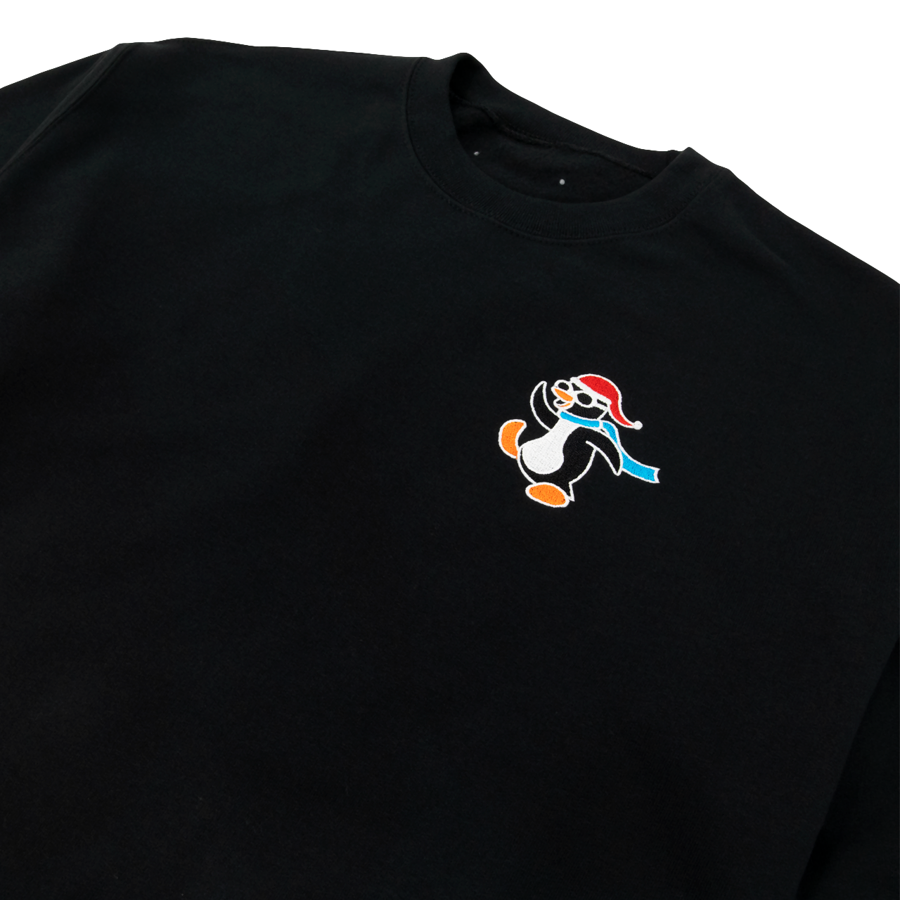 BFCM George Embroidered Limited Edition Holiday Penguin Sweatshirt