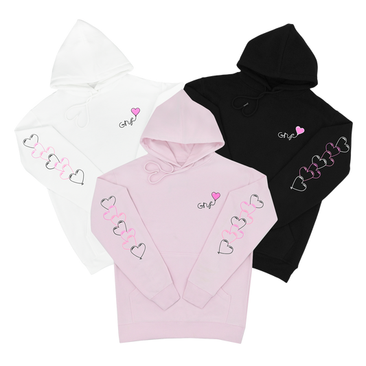 George Heart Balloon Pullover Hoodie